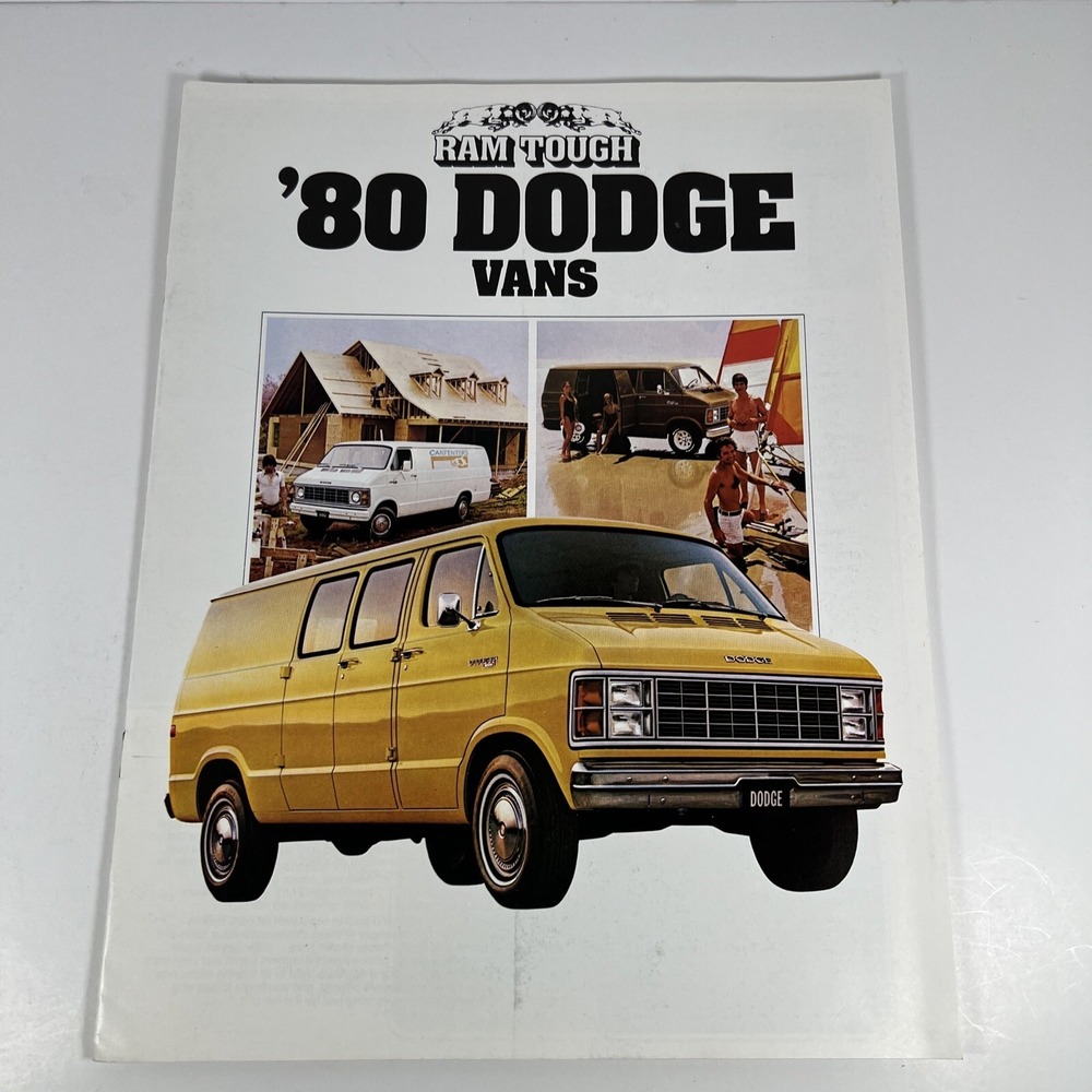 1980 DODGE VAN SALES CATALOG / ORIGINAL DEALERSHIP BROCHURE